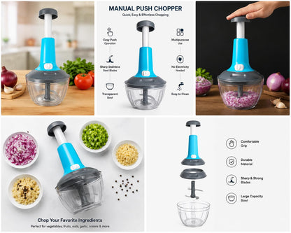 Hand Press Vegetable Chopper